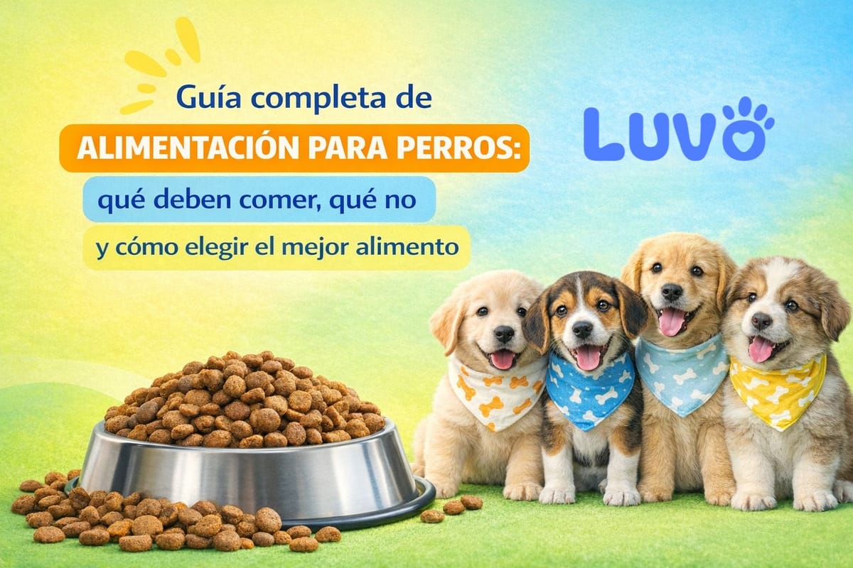 Guía completa de alimentación para perros: qué deben comer, qué no y cómo elegir el mejor alimento