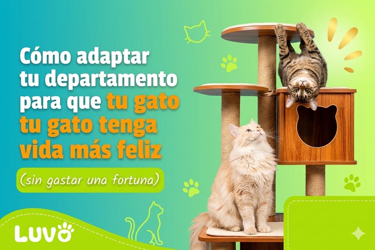 Cómo adaptar tu departamento para que tu gato tenga una vida más feliz (sin gastar una fortuna)