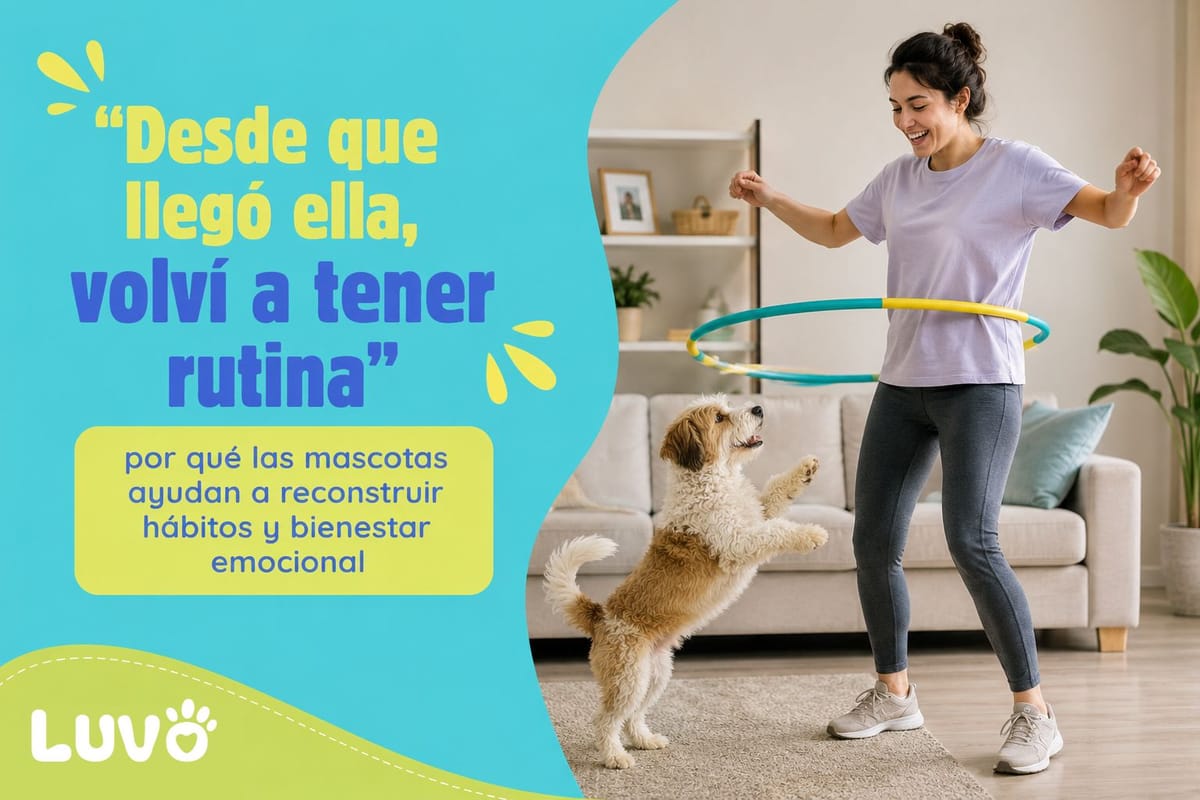 “Desde que llegó ella, volví a tener rutina”: por qué las mascotas ayudan a reconstruir hábitos y bienestar emocional