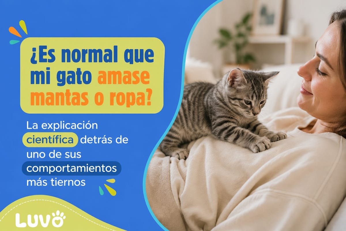 ¿Es normal que mi gato amase mantas o ropa? La explicación científica detrás de uno de sus comportamientos más tiernos