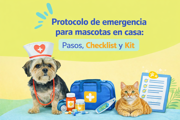 Protocolo de emergencia para mascotas en casa: pasos, checklist y kit
