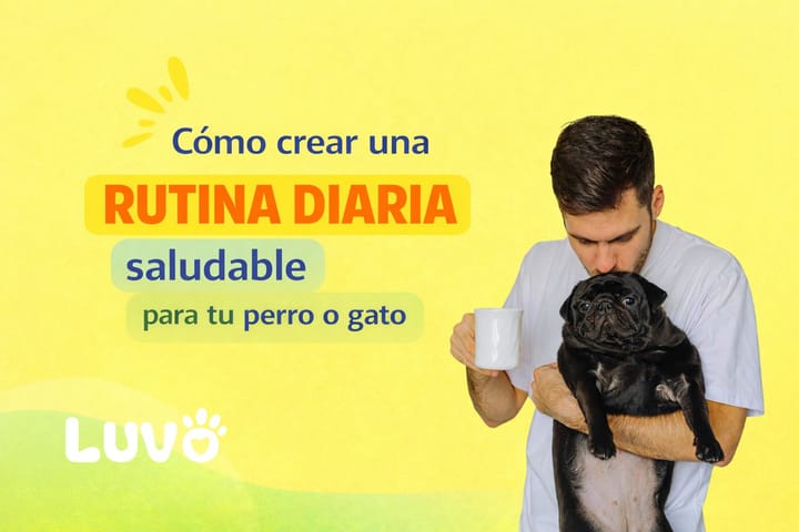 Cómo crear una rutina diaria saludable para tu perro o gato