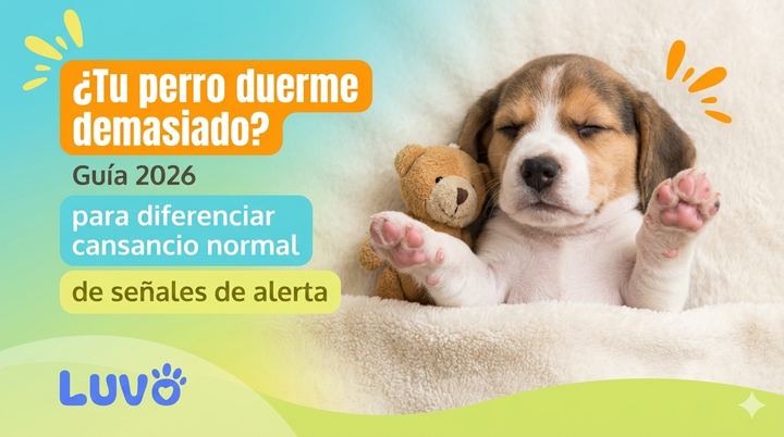 ¿Tu perro duerme demasiado? Guía 2026 para diferenciar cansancio normal de señales de alerta