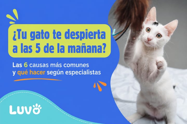 ¿Tu gato te despierta a las 5 de la mañana? Las 6 causas más comunes y qué hacer según especialistas